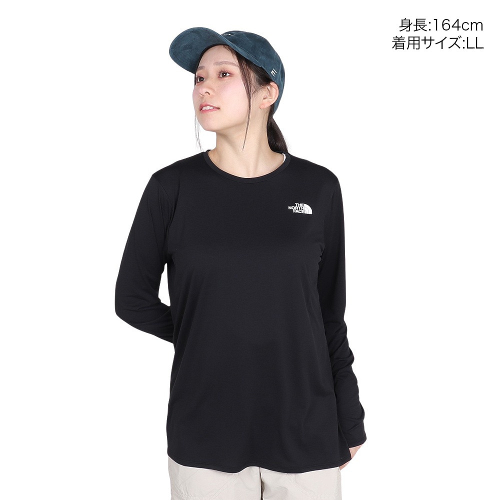 ザ・ノース・フェイス（THE NORTH FACE）（レディース）長袖Tシャツ GTDメランジクルー NTW12597 K