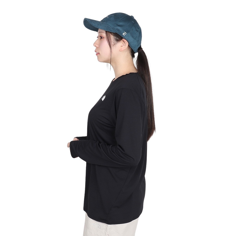 ザ・ノース・フェイス（THE NORTH FACE）（レディース）長袖Tシャツ GTDメランジクルー NTW12597 K