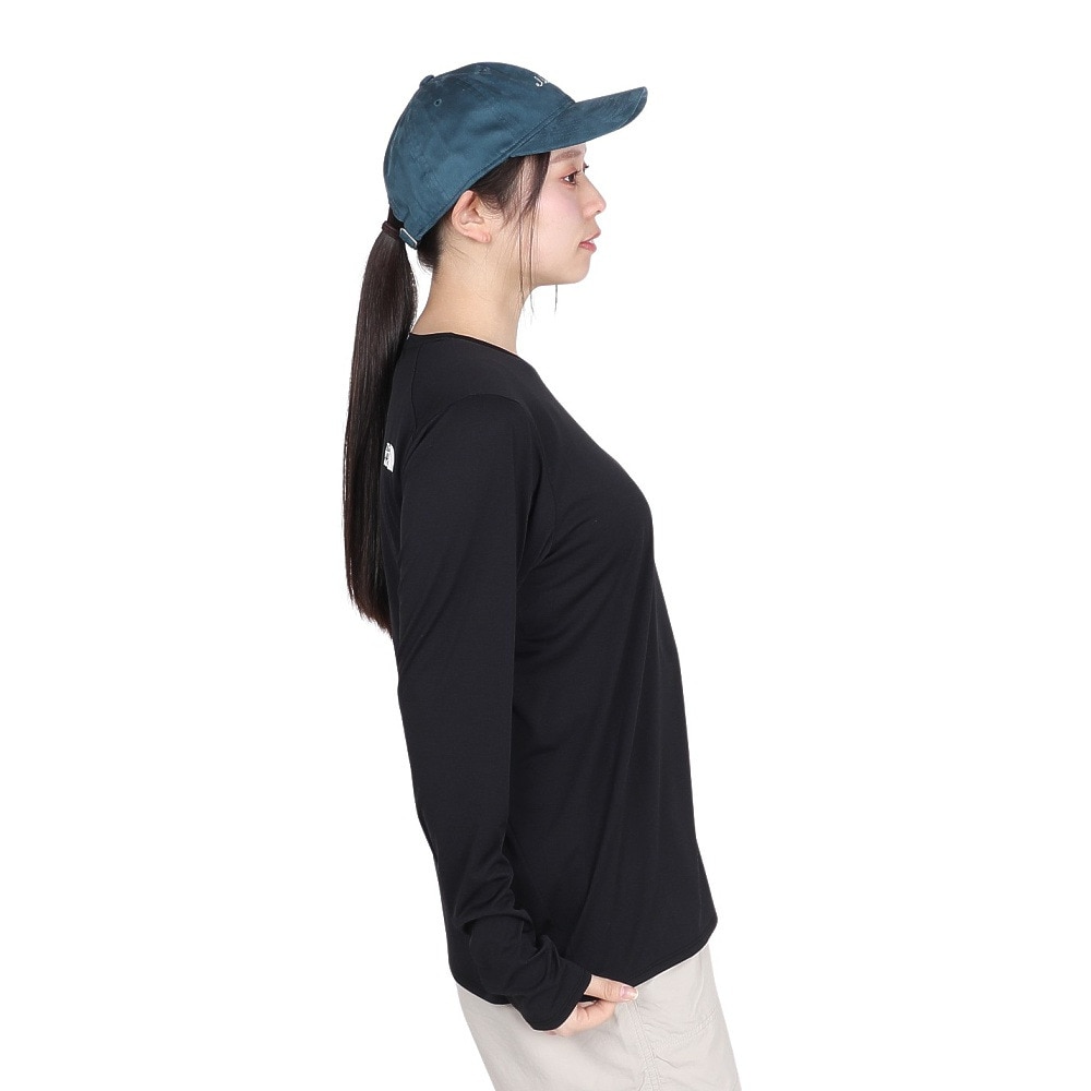 ザ・ノース・フェイス（THE NORTH FACE）（レディース）長袖Tシャツ GTDメランジクルー NTW12597 K