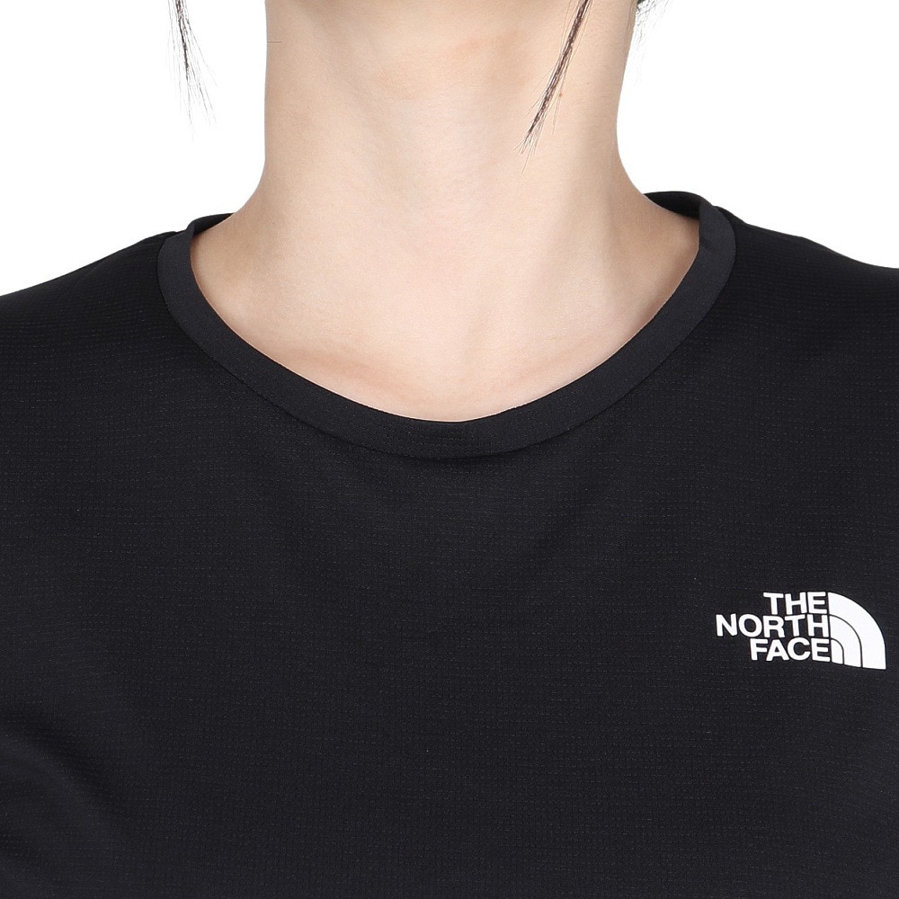 ザ・ノース・フェイス（THE NORTH FACE）（レディース）長袖Tシャツ GTDメランジクルー NTW12597 K