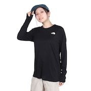 (レディース)長袖Tシャツ GTDメランジクルー NTW12597 K