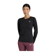 (レディース)Sport Core ロングスリーブTシャツ WT51245BK