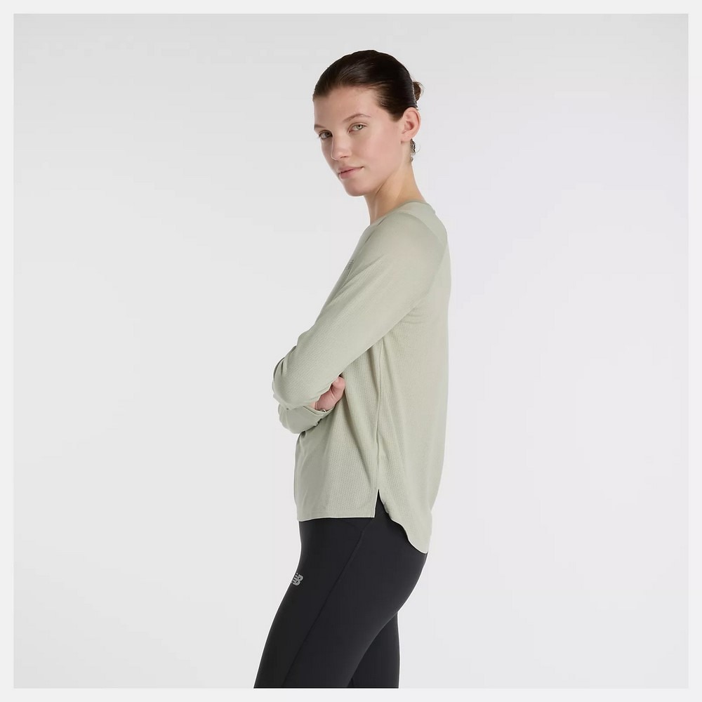 ニューバランス（new balance）（レディース）アスレチック 長袖Tシャツ WT41256GSH