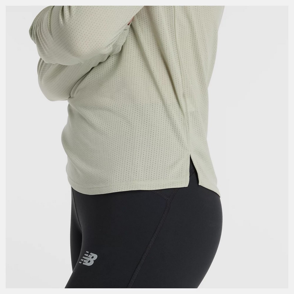 ニューバランス（new balance）（レディース）アスレチック 長袖Tシャツ WT41256GSH