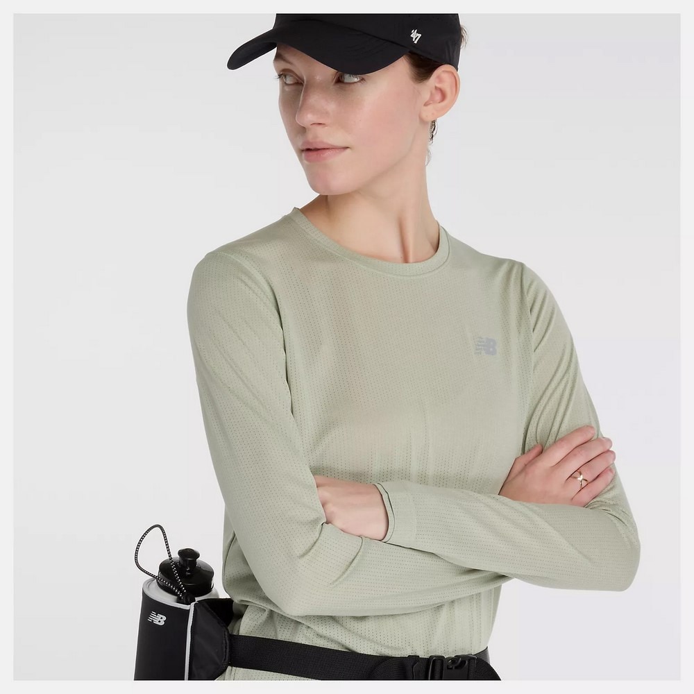ニューバランス（new balance）（レディース）アスレチック 長袖Tシャツ WT41256GSH