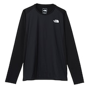 (レディース)ロングスリーブハイブリッドGTDメランジクルー NTW62577 K