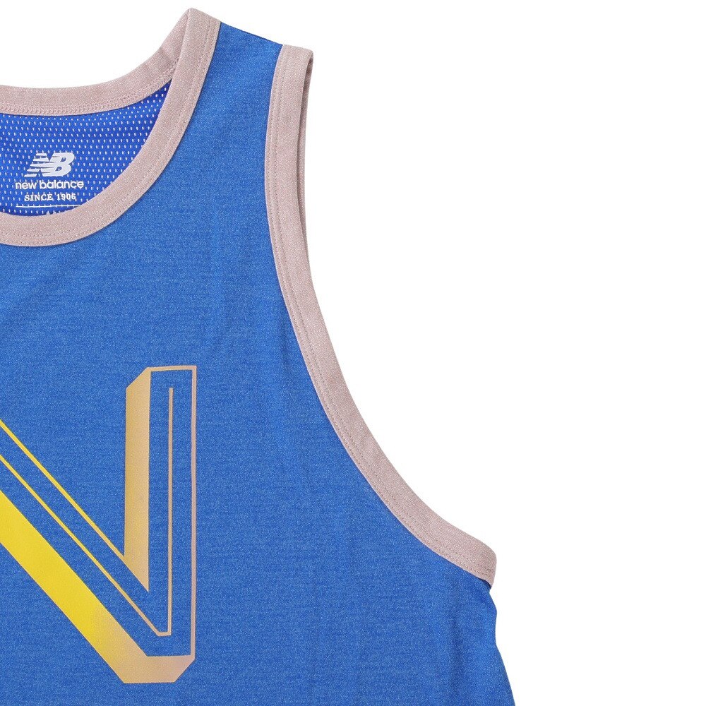 ニューバランス（new balance）（レディース）ランニング RC ボーイフレンドタンク AWT03221CH1 タンクトップ プリント ロゴ