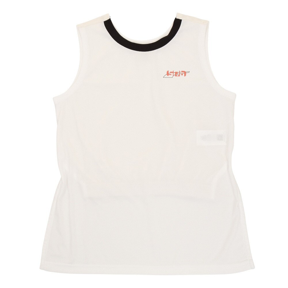  スクランブル scRUNble ランニング ノースリーブ シャツ 521137 02 WHT