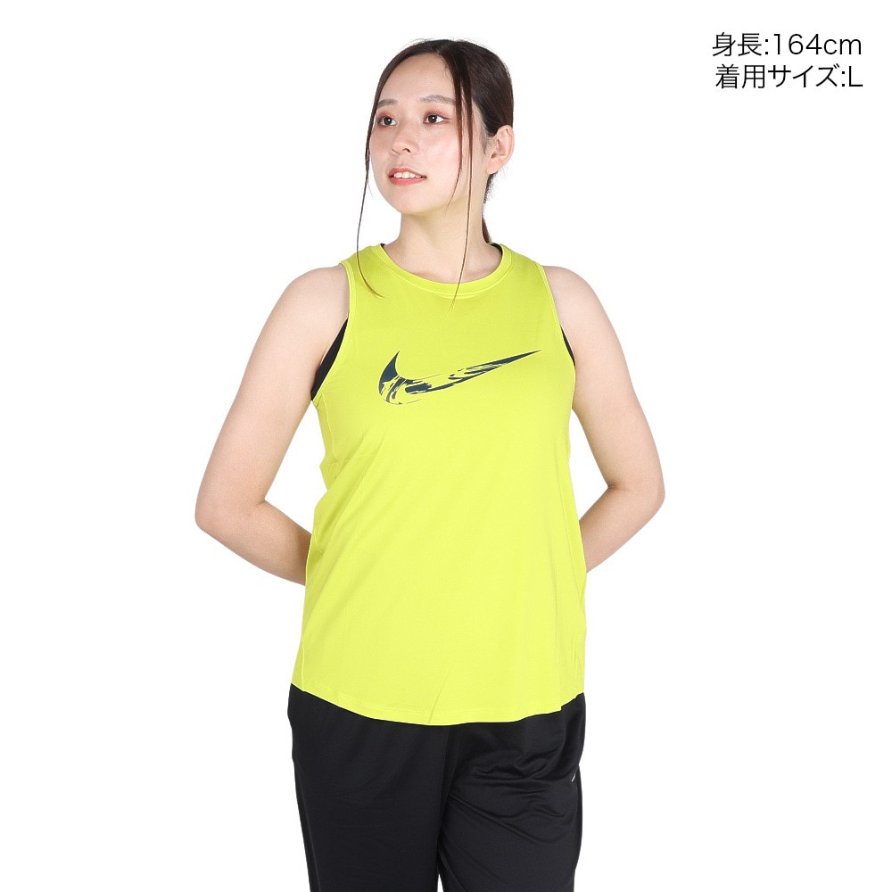 ナイキ（NIKE）（レディース）ワン スウッシュ ドライフィット グラフィック ランニング タンクトップ FV6377-357