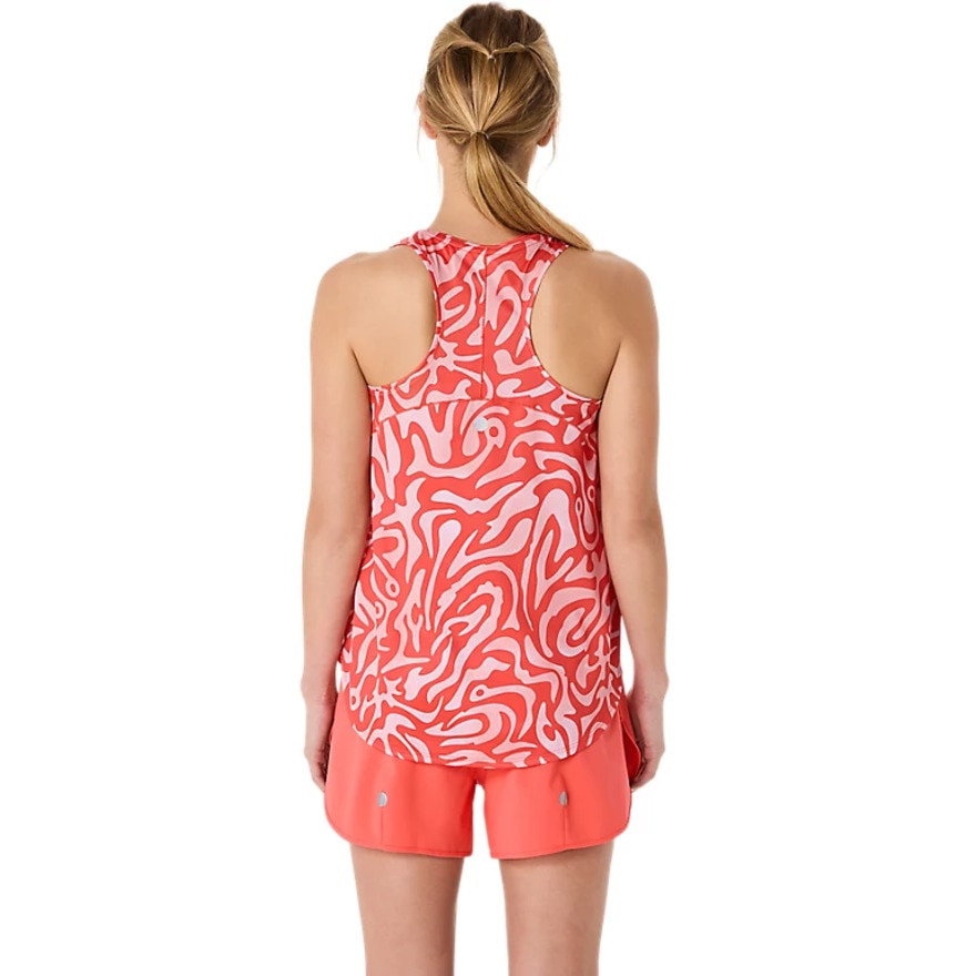 アシックス（ASICS）（レディース）ロードランニング グラフィックシングレット ノースリーブシャツ 2012D071.700