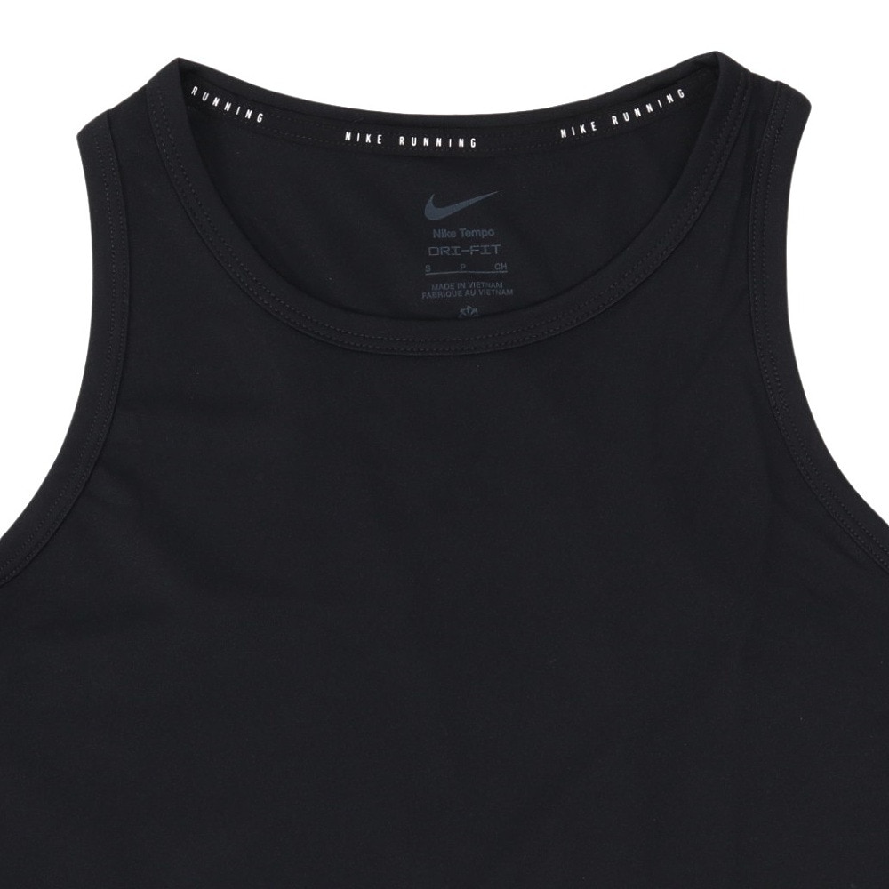 ナイキ（NIKE）（レディース）テンポ スウッシュ ラン ドライフィット ランニング タンクトップ HV2792-010