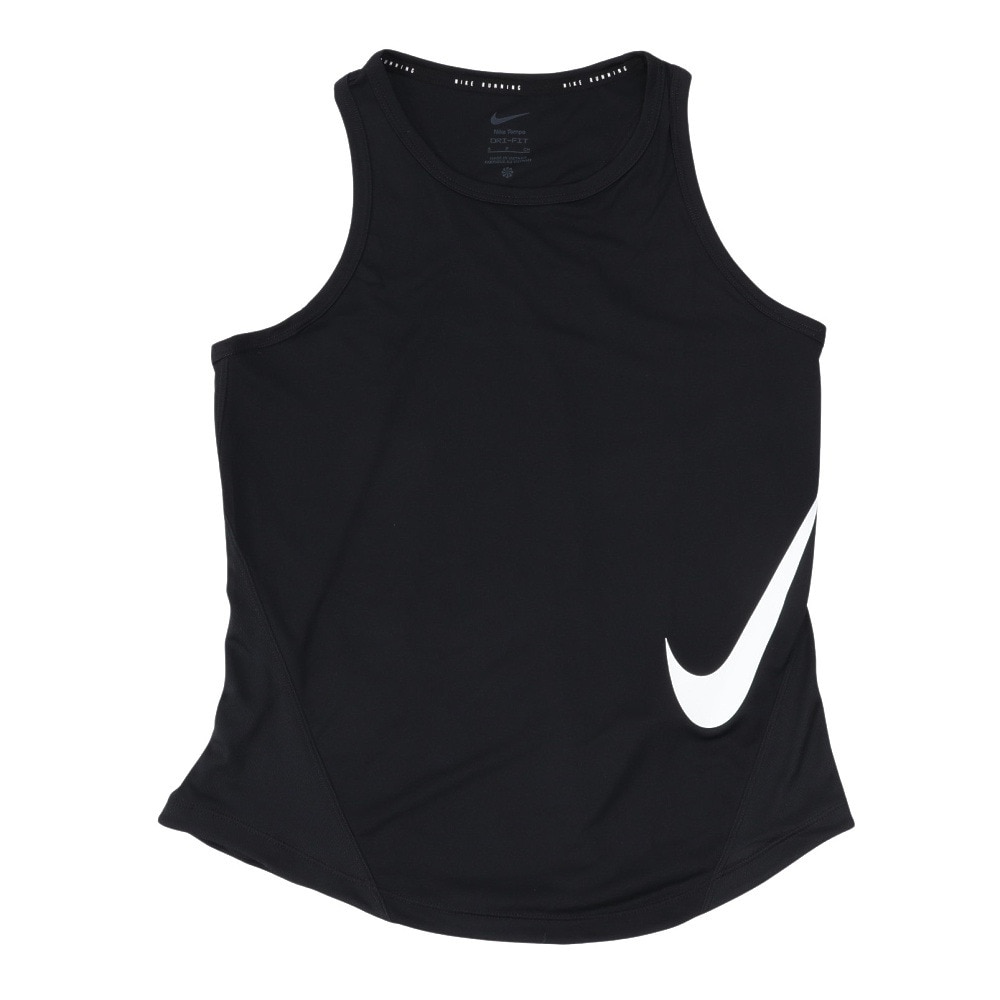 ナイキ（NIKE）（レディース）テンポ スウッシュ ラン ドライフィット ランニング タンクトップ HV2792-010