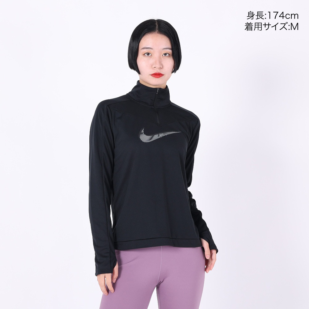 ナイキ（NIKE）（レディース）ドライフィット スウッシュ 1/4