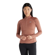 (レディース)Sport Essentials プレミアムヒートグリッドハーフジップ 長袖シャツ WT43200SWA