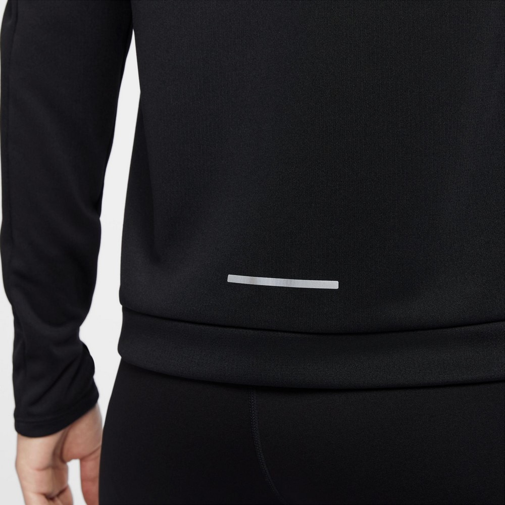ナイキ（NIKE）（レディース）スウッシュ ドライフィット 1/4ジップ ランニング ミッドレイヤー FV6388-010