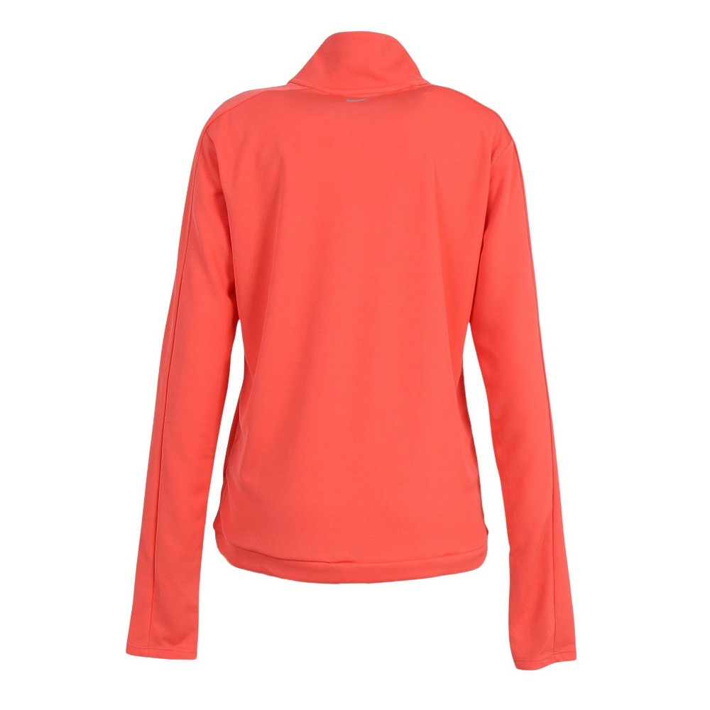 ナイキ（NIKE）（レディース）ドライフィット スウッシュ ハーフジップ ランニング ミッドレイヤー 長袖シャツ HJ2226-814