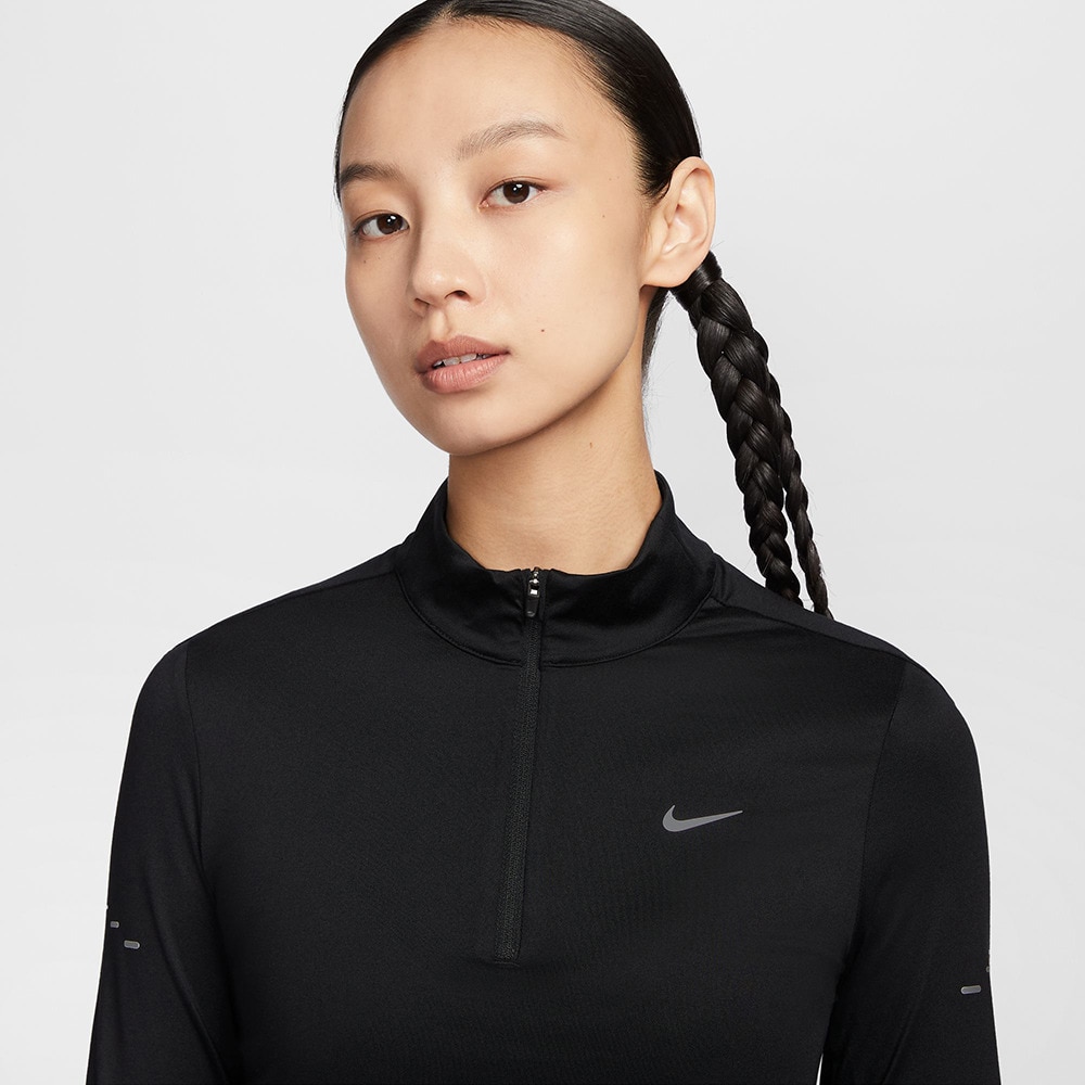 ナイキ（NIKE）（レディース）スウィフト Dri-FIT UV 1/4ジップ ランニングトップ HQ0500-010