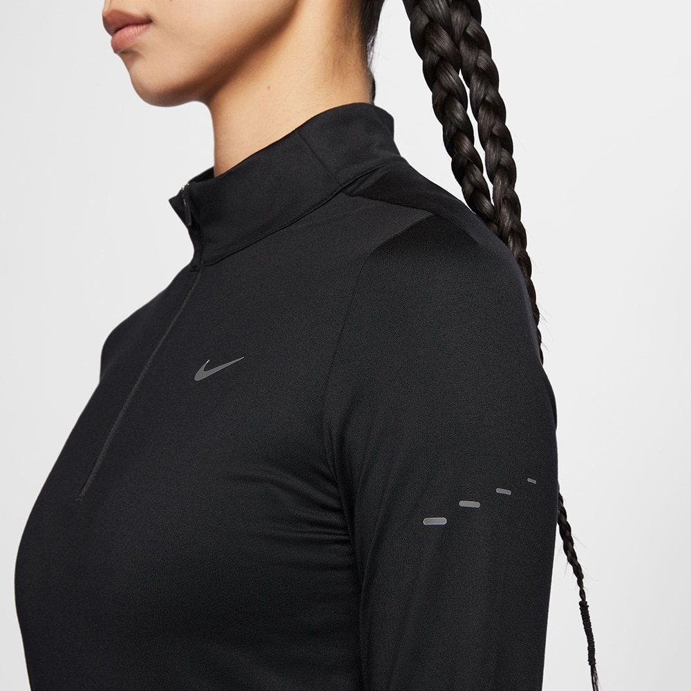 ナイキ（NIKE）（レディース）スウィフト Dri-FIT UV 1/4ジップ ランニングトップ HQ0500-010