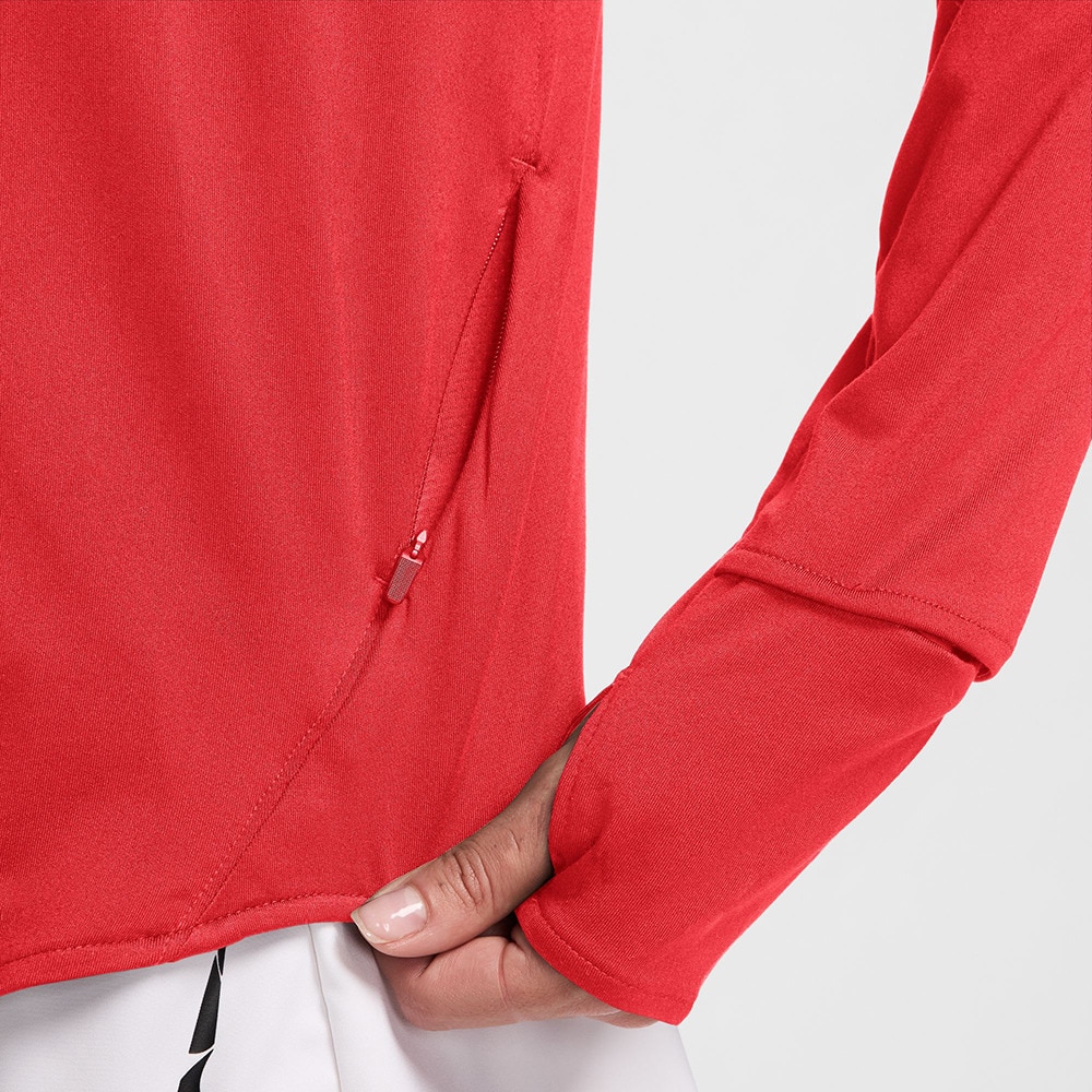 ナイキ（NIKE）（レディース）スウィフト Dri-FIT UV 1/4ジップ ランニングトップ HQ0500-696