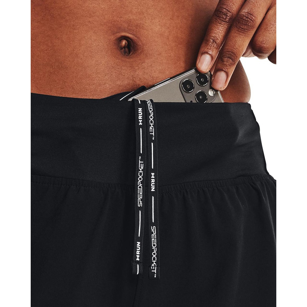 アンダーアーマー(UNDER ARMOUR)(レディース)ランニング ランニングウェア レディース スピードポケット パフォーマンス ショーツ 1361379 001