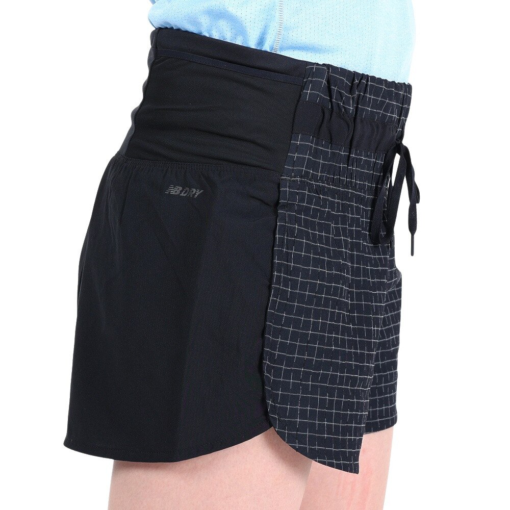ニューバランス（new balance）（レディース）パンツ レディース ルミナスショーツ WS31255BK