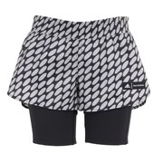 アディダス（adidas）（レディース）【3月15日AM10:00～ 発売開始!】adidas×マリメッコ ランアイコン 3バーロゴ 2-in-1 ランニングショーツ BSR68-IB9464