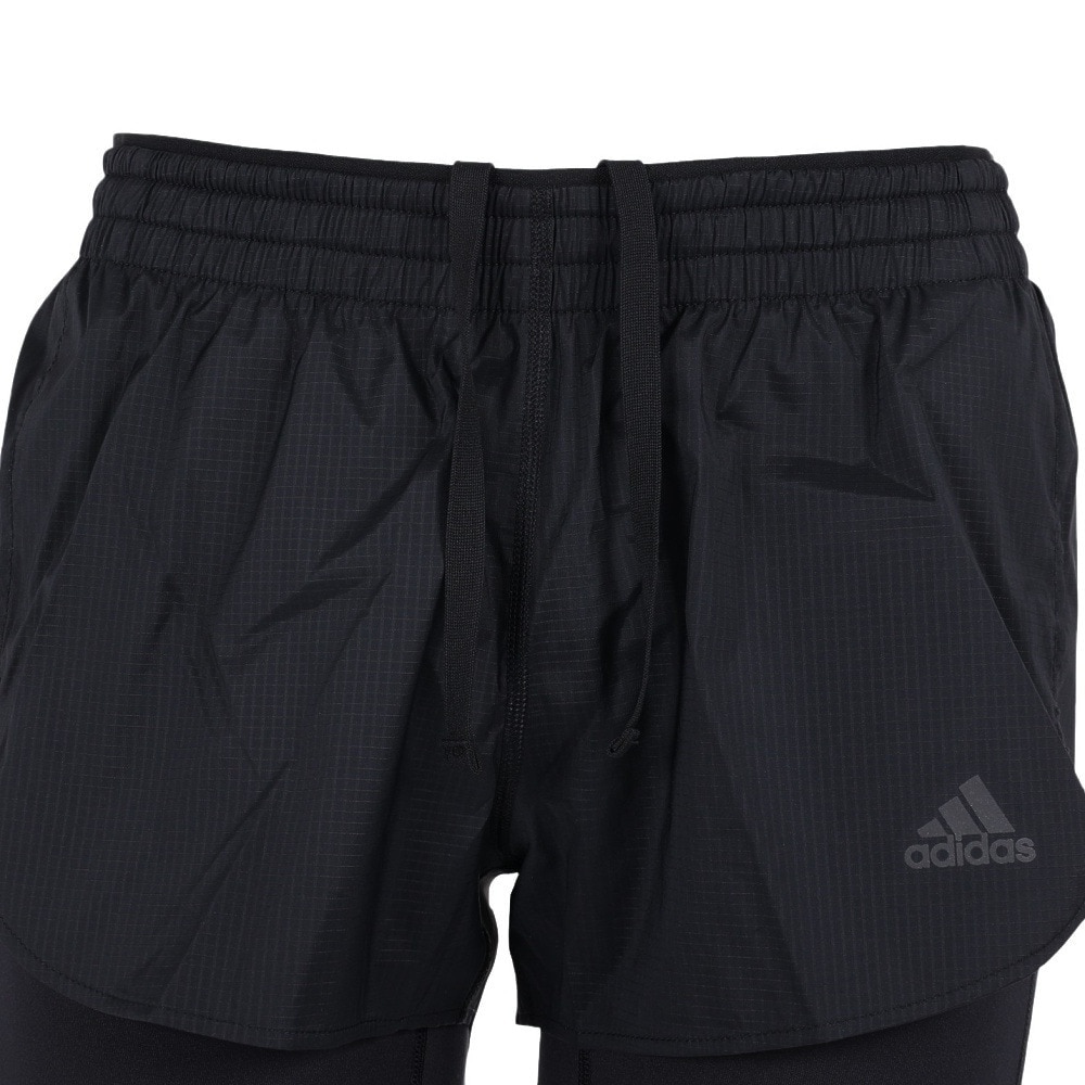 アディダス（adidas）（レディース）ランニング ハーフパンツ レディース ランファスト 2-in-1 スタイリッシュショーツ CZ831-HB9225