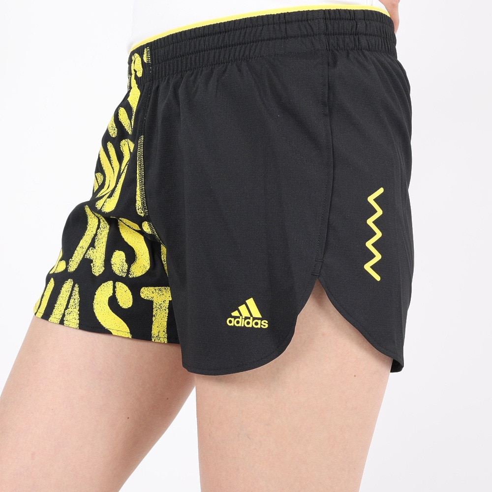 アディダス（adidas）（レディース）ランファスト ランニングショーツ インナーブリーフ付き K7058-HA4292