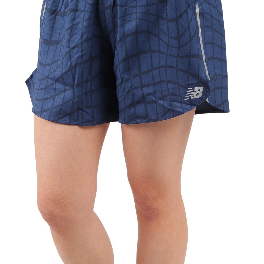 ニューバランス（new balance）（レディース）ショートパンツ レディース Impact Run プリンテッド 5インチWS21269NNY