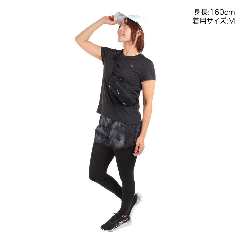 プーマ（PUMA）（レディース）ショートパンツ RUN FAVORITE AOP VEL 524538 01 BLK