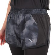 プーマ(PUMA)(レディース)ショートパンツ RUN FAVORITE AOP VEL 524538 01 BLK