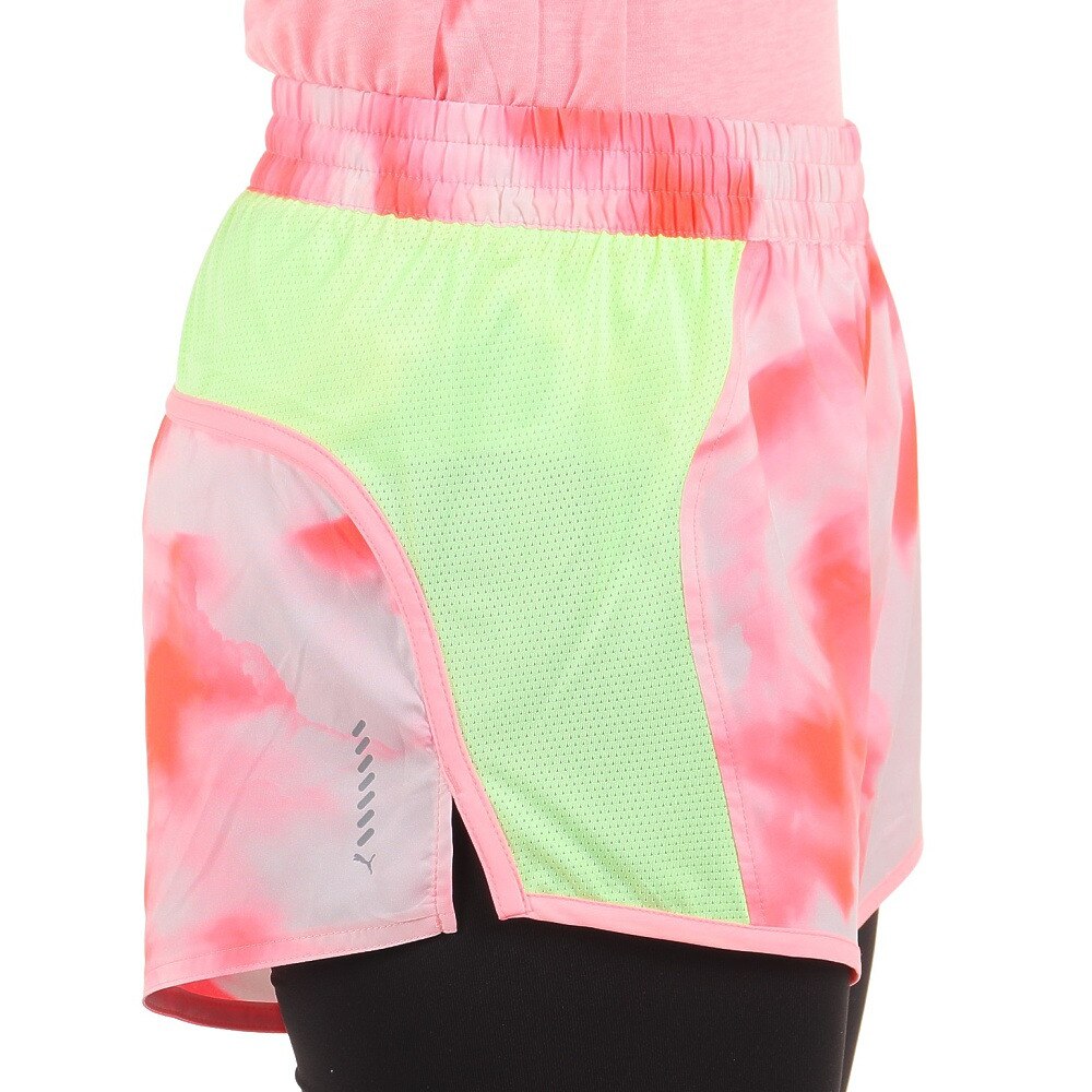 プーマ（PUMA）（レディース）ショートパンツ レディース RUN FAVORITE AOP VEL 524538 62 PNK