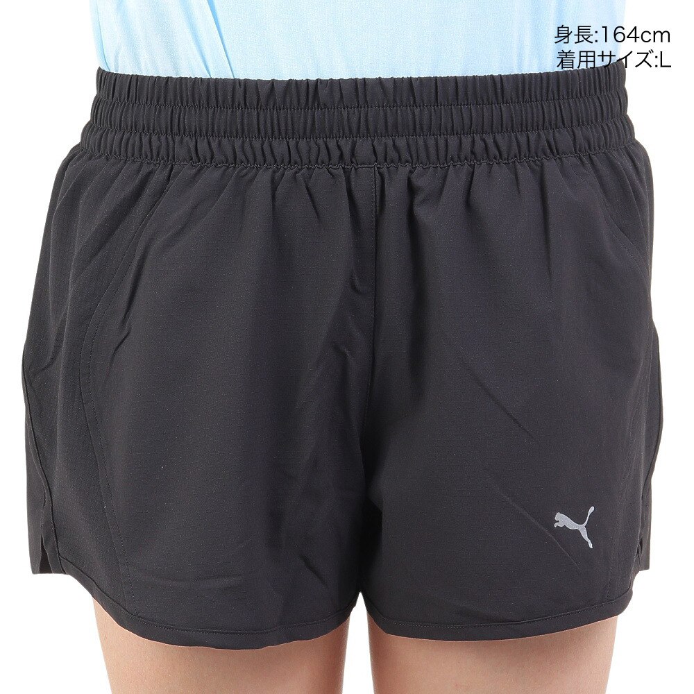 プーマ（PUMA）（レディース）ショートパンツ レディース RUN ULTRAWEAVE VELOC 524544 01 BLK