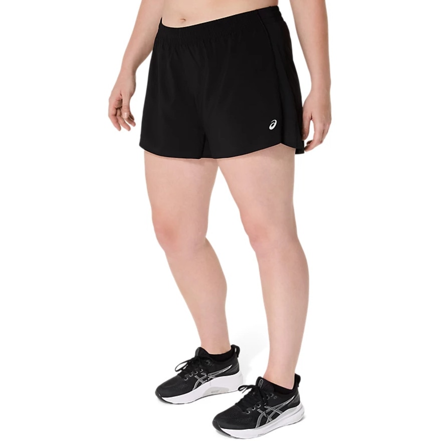 アシックス（ASICS）（レディース）アイコンランニング 4インチショーツ インナーブリーフ付き 2012D234.001