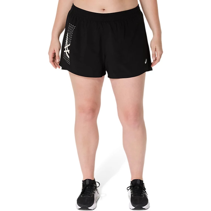 アシックス（ASICS）（レディース）アイコンランニング 4インチショーツ インナーブリーフ付き 2012D234.001