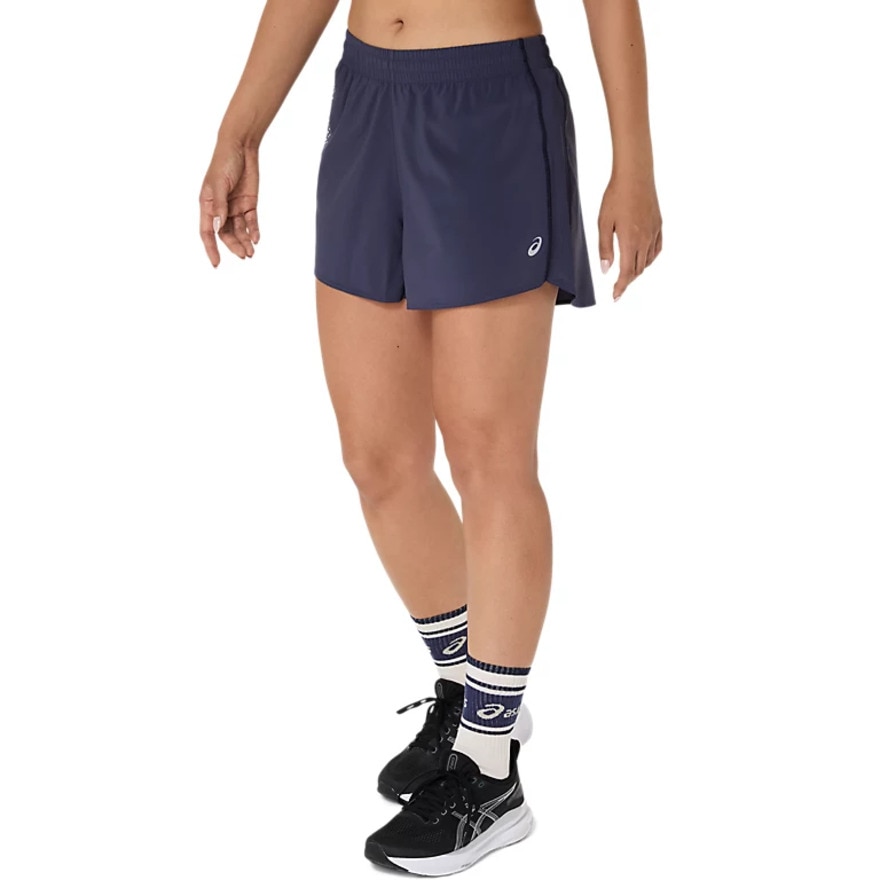 アシックス（ASICS）（レディース）アイコンランニング 4インチショーツ インナーブリーフ付き 2012D234.500