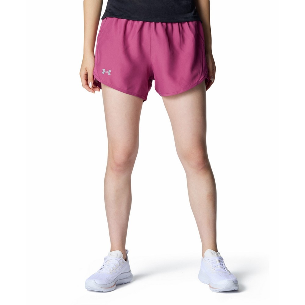 アンダーアーマー（UNDER ARMOUR）（レディース）フライバイ ショーツ インナーパンツ付き 1382438 659