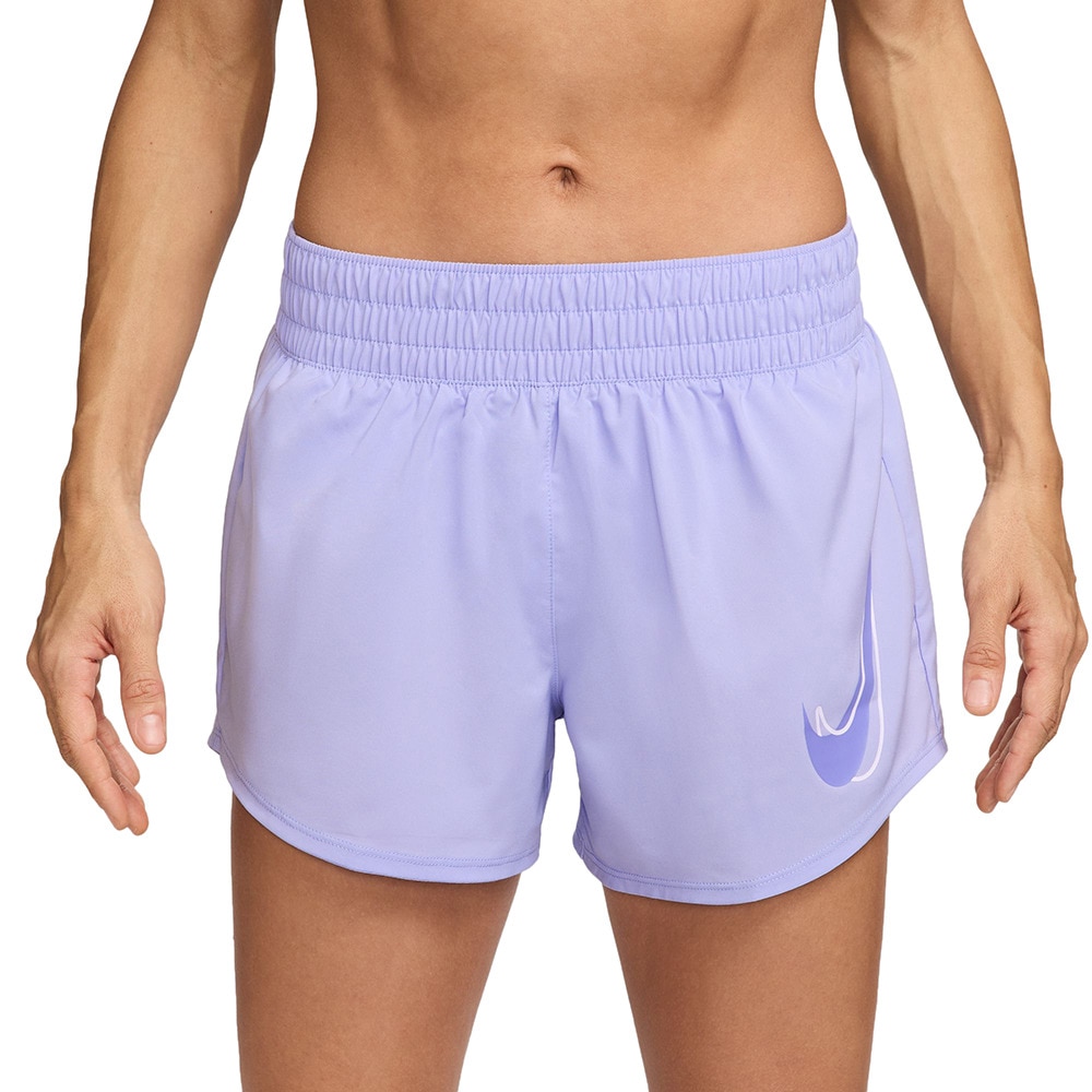 ナイキ（NIKE）（レディース）ドライフィット ミッドライズ ランニングショートパンツ インナー付き HJ2196-533