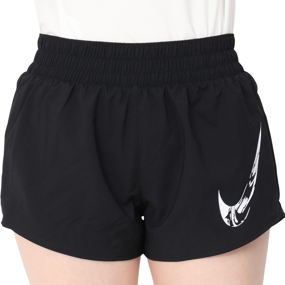 ナイキ（NIKE）（レディース）ドライフィット ミッドライズ グラフィック ショーツ インナーショーツ付き FV6365-010