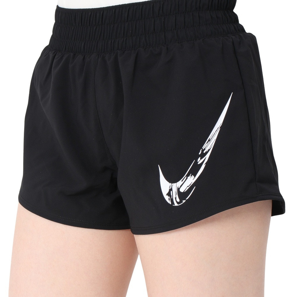 ナイキ（NIKE）（レディース）ドライフィット ミッドライズ グラフィック ショーツ インナーショーツ付き FV6365-010