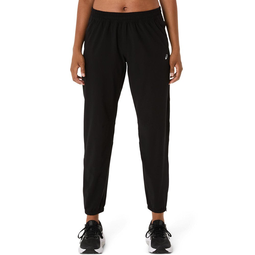 On ランニングパンツ ブラック ウインドパンツ レディース XS アシックス（ASICS）（レディース）ランニングドライウーブンパンツ