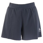 オドロ（ODLO）（レディース）ランニング ショートパンツ ゼロウェイトショーツ 322081-15000black