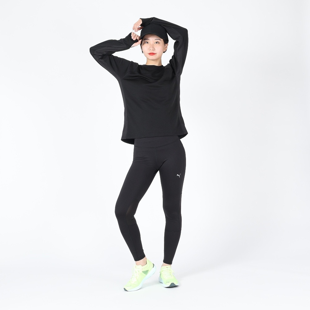 プーマ（PUMA）（レディース）ロング タイツ レディース ランニング RUN FAVORITE レグ ライズ 523661 01 BLK