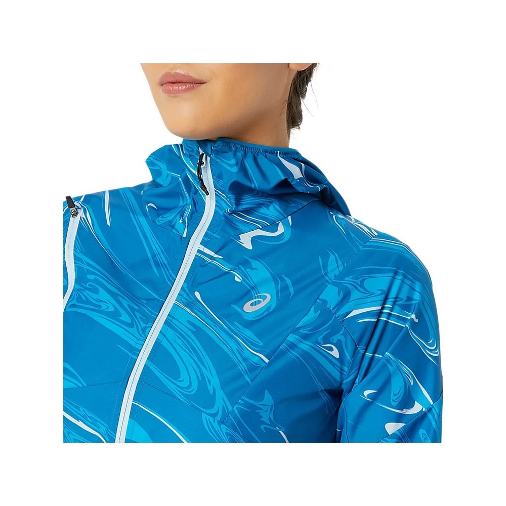 アシックス（ASICS）（レディース）ウィメンズはっ水グラフィックウーブンジャケット 2012C780.403
