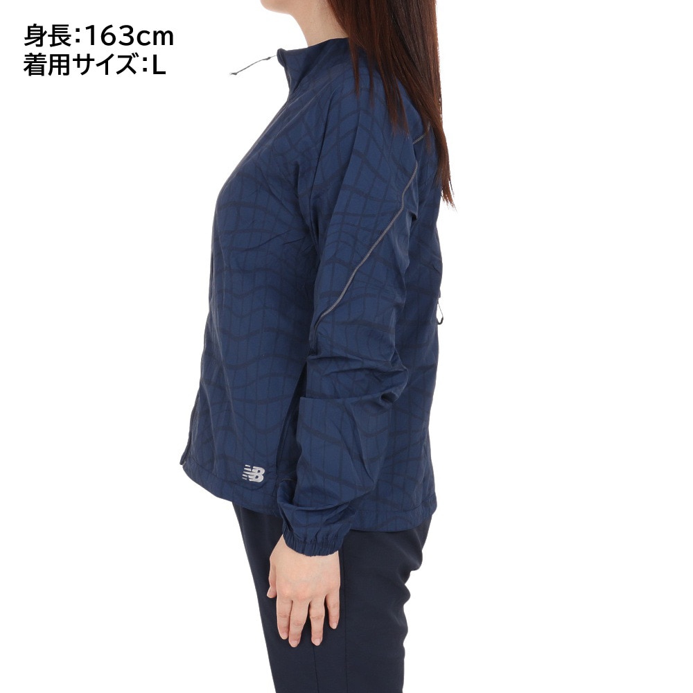 ニューバランス（new balance）（レディース）ジャケット レディース Impact Run プリンテッド ライト パッカブル  WJ21265NNY