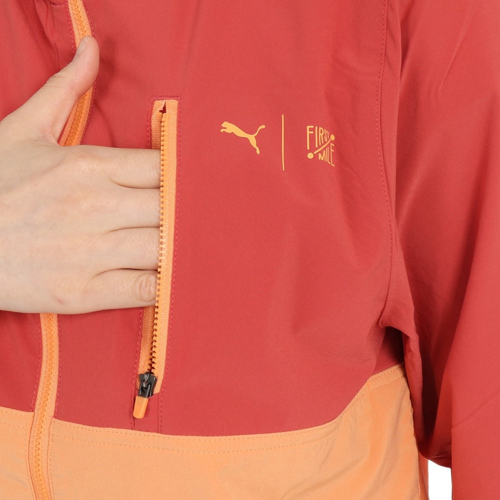 プーマ（PUMA）（レディース）FIRST MILE ウーブンジャケット 524531 21 RED