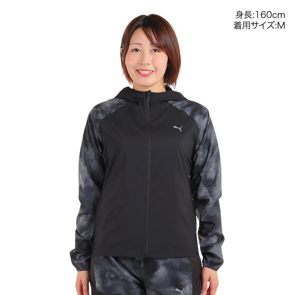 プーマ（PUMA）（レディース）ジャケット レディース ランニング RUN FAVORITE AOP  524534 01 BLK
