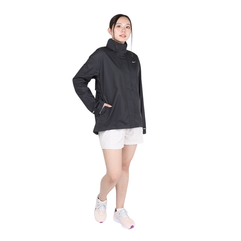 ナイキ（NIKE）（レディース）スウッシュ HBR ファスト フルジップウインド ジャケット FZ4853-010