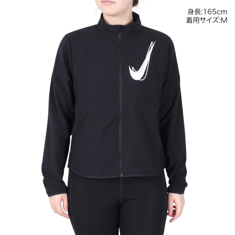 ナイキ（NIKE）（レディース）スウッシュ ドライフィット ランニングジャケット HJ2229-010
