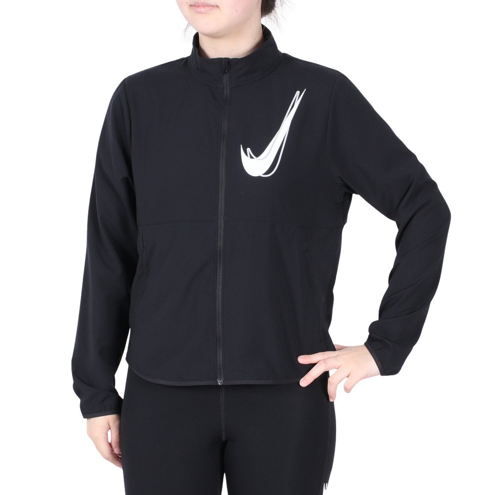 ナイキ（NIKE）（レディース）スウッシュ ドライフィット ランニングジャケット HJ2229-010